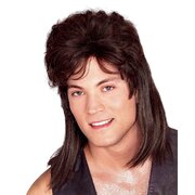 Brown Mullet Wig (Budget)