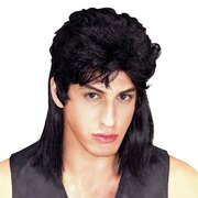 Black Mullet Wig (Budget)