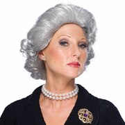 Queen Wig (Grey) - Adult