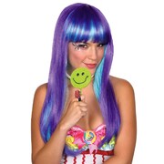 Candy Babe Purple & Aqua Wig