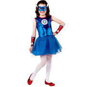 Captain America Girls Tutu Dress - Small