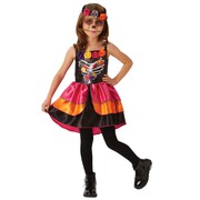 Sugar Skull Day of the Dead Girls Costume