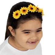 Tsehay Yellow Wiggle Sunflower Headband