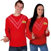Red Wiggle Costume Top (The Wiggles) - Adult