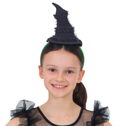 Elphaba Witch Hat on Headband (Wicked) - Child