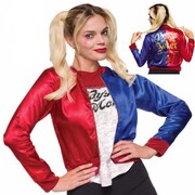 Harley Quinn Jacket with Shirt Costume - Adult