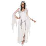 Ghostly Spirit Dress & Veil Costume - Adult
