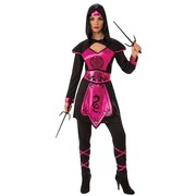 Pink Ninja Warrior Costume - Adult
