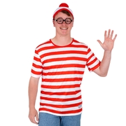 Where's Wally Costume (Licensed) - Adult