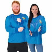 Anthony (Blue) Wiggle 30th Anniversary Costume Top - Adult
