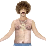 70s Hairy Chest Top - Adult