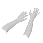 Gloves - Nylon White 45cm