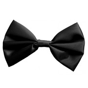 Satin Bow Tie - Black