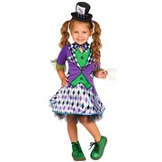 Mad Hatter Costume - Girls (Small Sizes)
