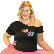 I Love the 80s Shirt (Black) - Adult