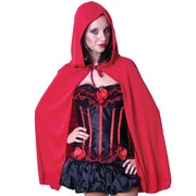 Red Riding Hooded Cape - Adult/Large Child