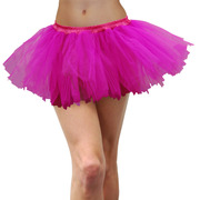 Hot Pink Tulle Tutu - Adult Standard/Plus