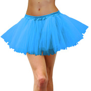 Blue Tulle Tutu - Adult Standard/Plus