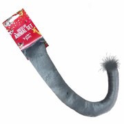 Grey Plush Animal Tail - Child Size