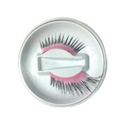 Long Sweep False Eyelashes - Pink with Black Tips