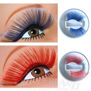 Long Sweep False Eyelashes - Red or Blue
