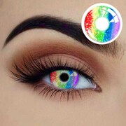 Starry Eyed Yearly Lenses - Fairy Dust (Rainbow)