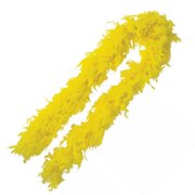 Yellow Plush Feather Boa 1.8m