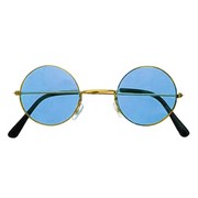 Lennon Hippie Glasses - Blue Tint