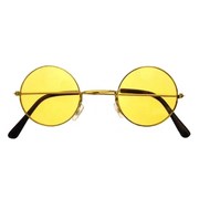 Lennon Hippie Glasses - Yellow Tint
