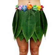 Leaf Skirt with Flowers