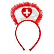 Nurse Headband with Red Heart Cross