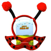 Animal Mask & Headband Set - Lady Bug