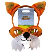 Animal Headband & Mask Set - Fox