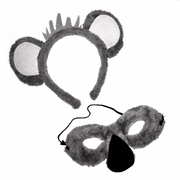 Animal Headband & Mask Set - Furry Koala