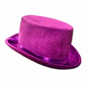 Purple Velvet Top Hat - Adult Size 61cm