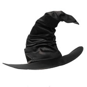 Black Satin Witch's Hat - Adult