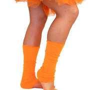 80s Leg Warmers - Bright Orange