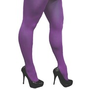 Purple Opaque Tights - Adult