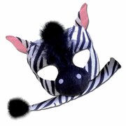 Deluxe Animal Mask & Tail Set - Zebra