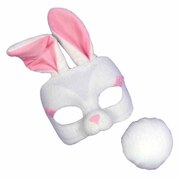 Deluxe Animal Mask & Tail Set - Rabbit
