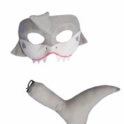Childrens Animal Mask & Tail Set - Shark