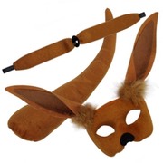 Kangaroo Deluxe Mask & Tail Set