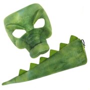 Deluxe Animal Mask & Tail Set - Crocodile