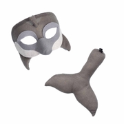 Deluxe Animal Mask & Tail - Dolphin