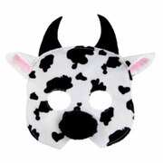 Plush Animal Mask - Cow