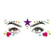 Face Jewels - Rainbow Hearts