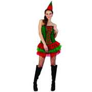 Cute Christmas Elf Costume - Adult