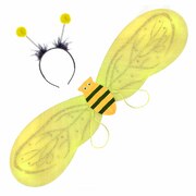 Bumble Bee Wings With Headband Set