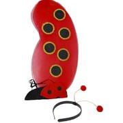 Lady Bug Wings With Headband Set