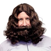 Jesus Brown Beard & Wig Set
